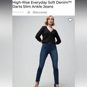 Size 2 WHBM White House Black Market Denim Jeans Slim Ankle